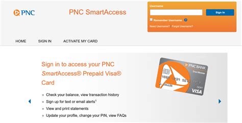 pnc smart access card activation|PNC smart access online banking.